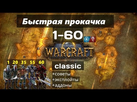 Wow classic: быстрая прокачка вов классик альянс орда 1-60 советы, эксплойты, аддоны