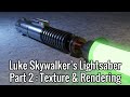 Luke Skywalker's Lightsaber - Blender Beginner Tutorial (Part 2: Texture & Rendering)