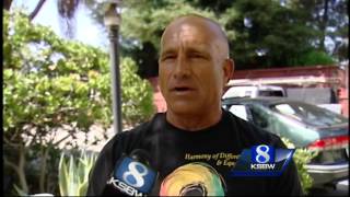 Needle sifter combing Santa Cruz beaches for drug needles