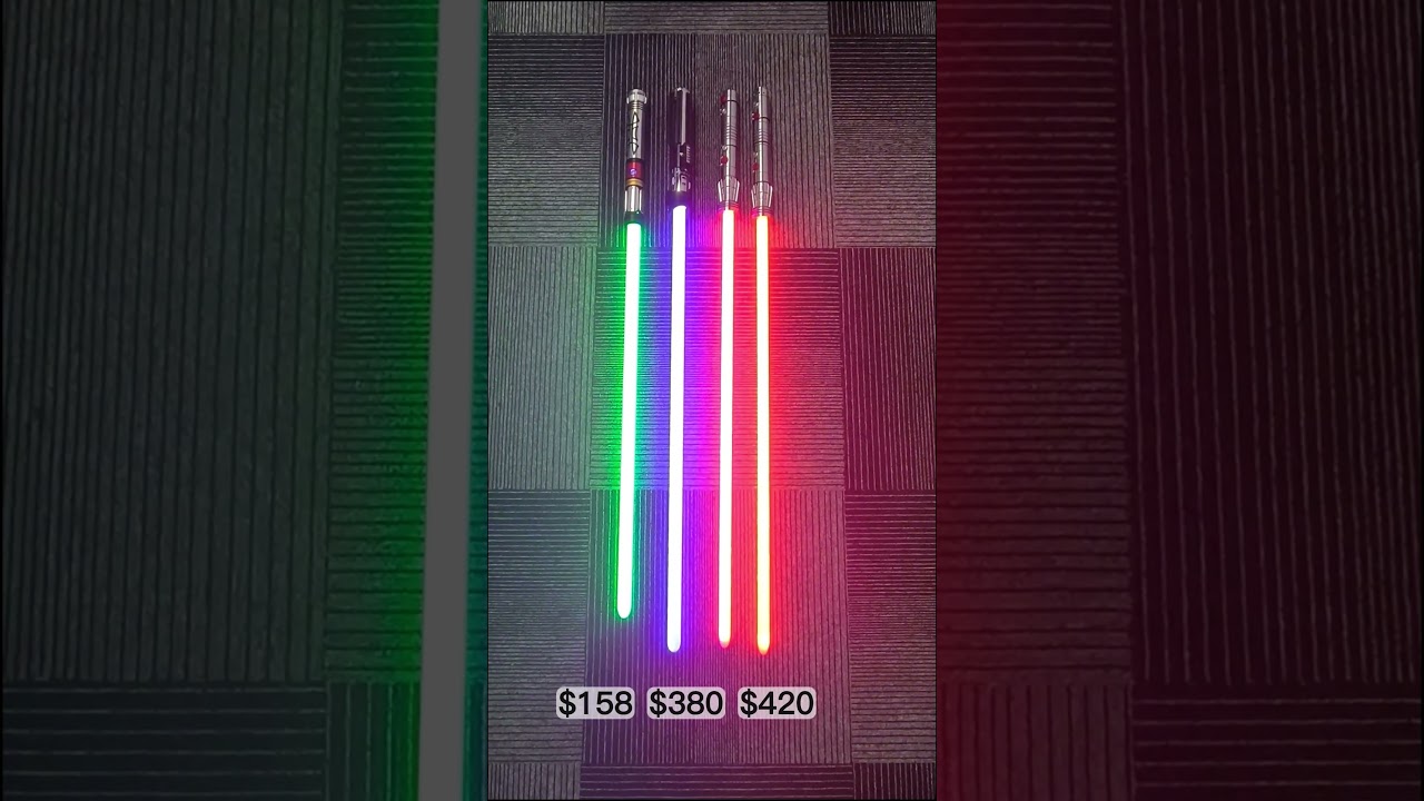 which Lightsaber worth ?Darth Vader, Darth Maul and MV stunt 