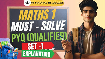 iitm qualifier exam question paper | Most important  maths 1 PYQ Set 1