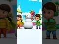 Build a Snowman Song, Winter Fun Time #nurseryrhymes #kidssongs