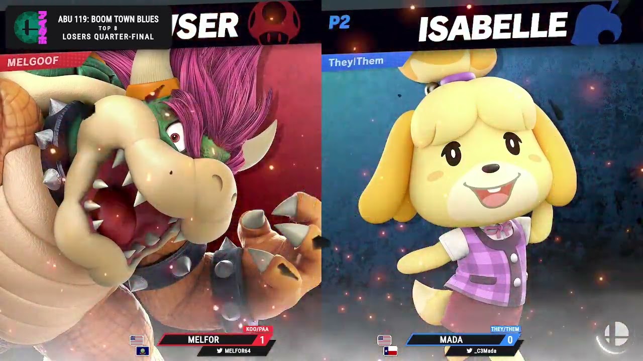 ABU 119: Boom Town Blues - Melfor vs Mada - Smash Ultimate Top 8
