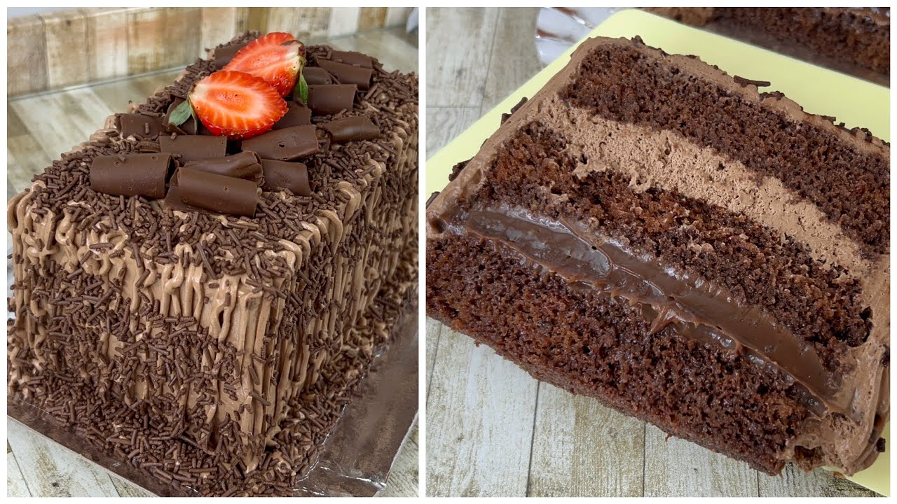 O BOLO CARÍSSIMO DA CONFEITARIA FAMOSA - BOLO DE BRIGADEIRO COM MOUSSE - SUCESSO DE VENDAS