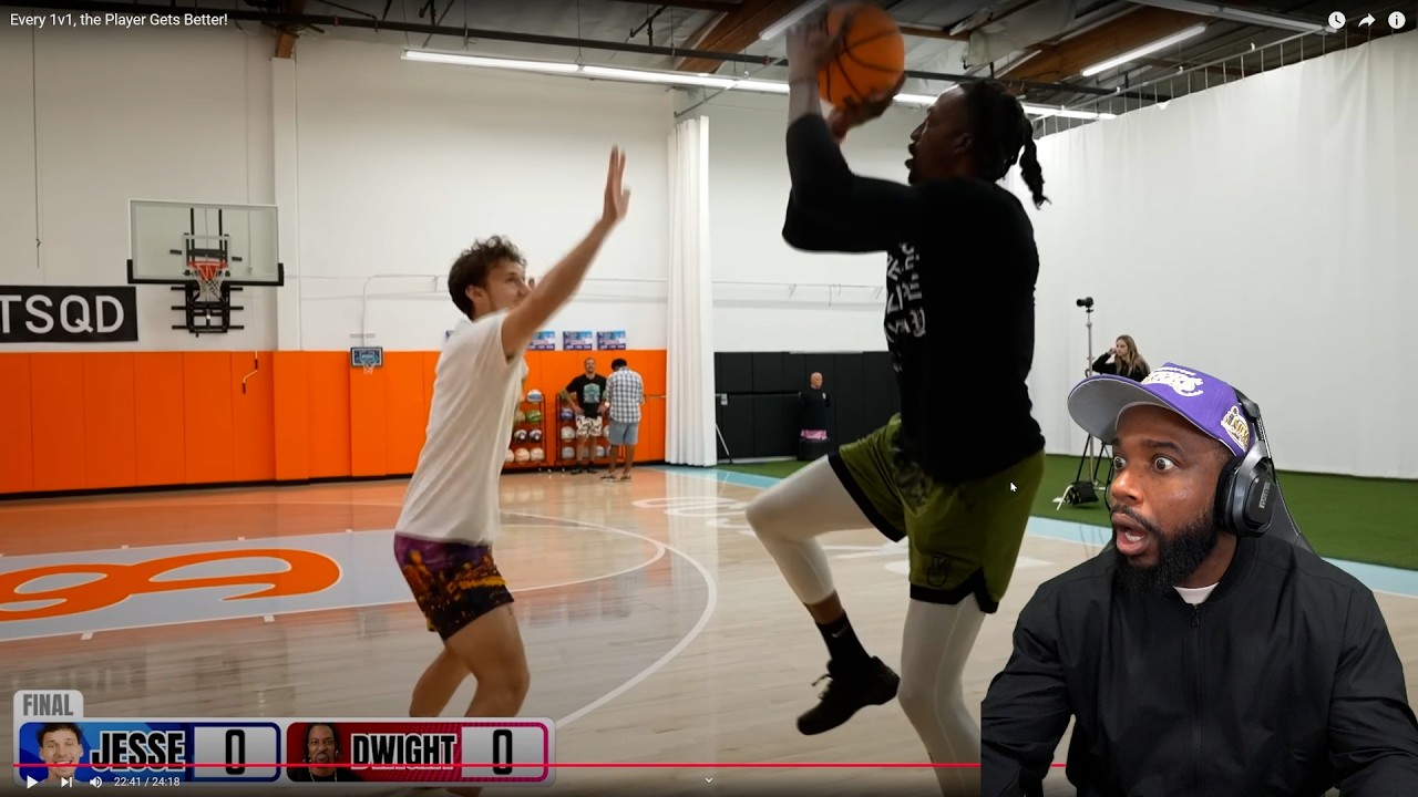 Jesser Vs Dwight Howard 1v1! Every 1v1, the Player Gets Better! Reaction