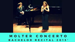 Selin Gürol- Molter Concerto No.1 for clarinet in D & piano, 1. movement Resimi