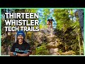Whistler bike park trail guide  fitzsimmons tech trails