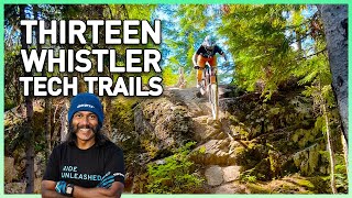 Whistler Bike Park Trail Guide  Fitzsimmons Tech Trails