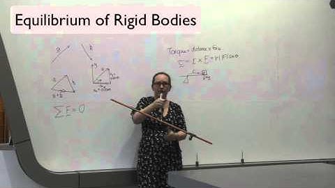 Equilibrium of Rigid Bodies 2016 version 1