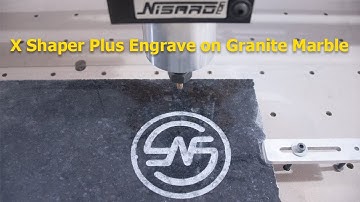 X shaper CNC Router Engrave on Granite Marble l X Shaper Plus Engrave on Granite Marble l Nisaro CNC