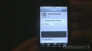 How To Get MusicBarExtended On iPod Touch/iPhone/iPad! (An Extremely Useful Tweak!)