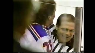 91-92 BUFvCGY Line Brawl, NYRvPIT, CHIvVAN/LA, WSHvCGY, NYIvSTL