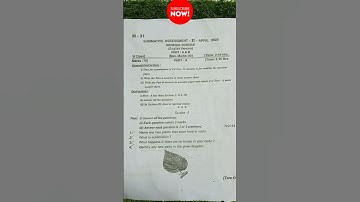 TS 6th class SA-2 science question paper 2025 #exam# education#school #viral#study# science#6th#SA-2