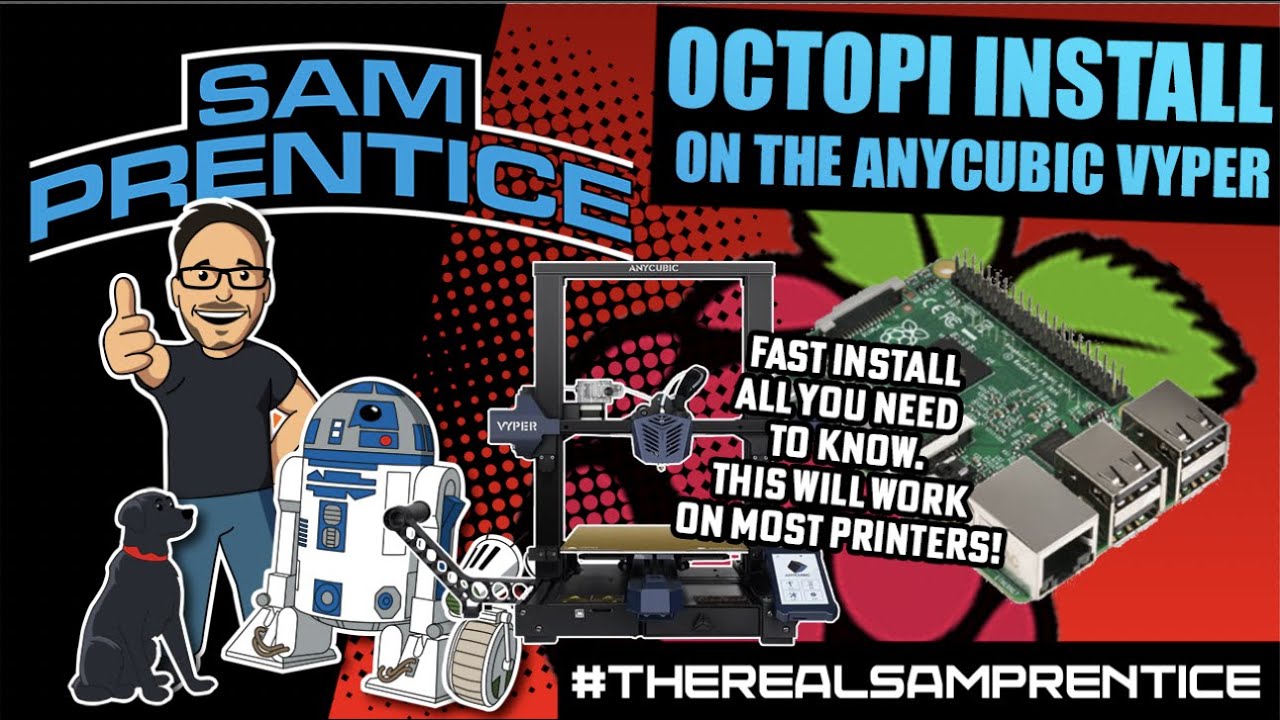 Anycubic Vyper Octoprint Setup Install 3D Print : Anycubic Vyper