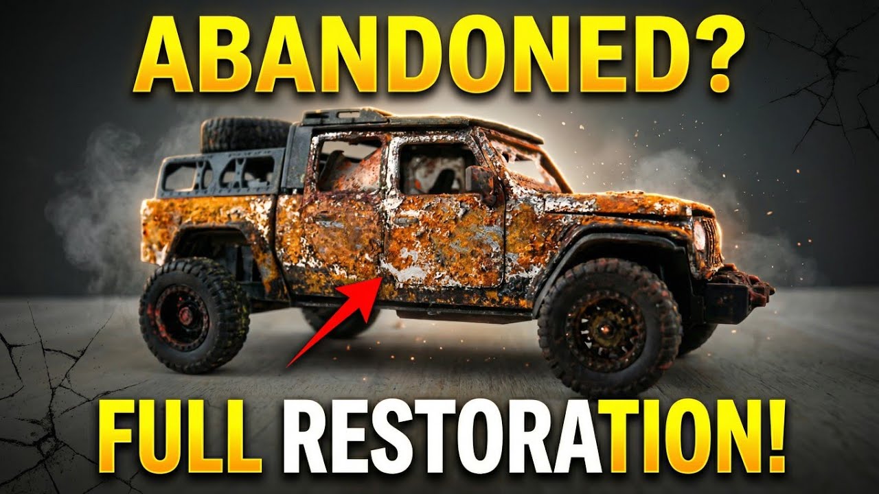 You Won’t Believe This Rusty Toy Car Restoration! 🤯