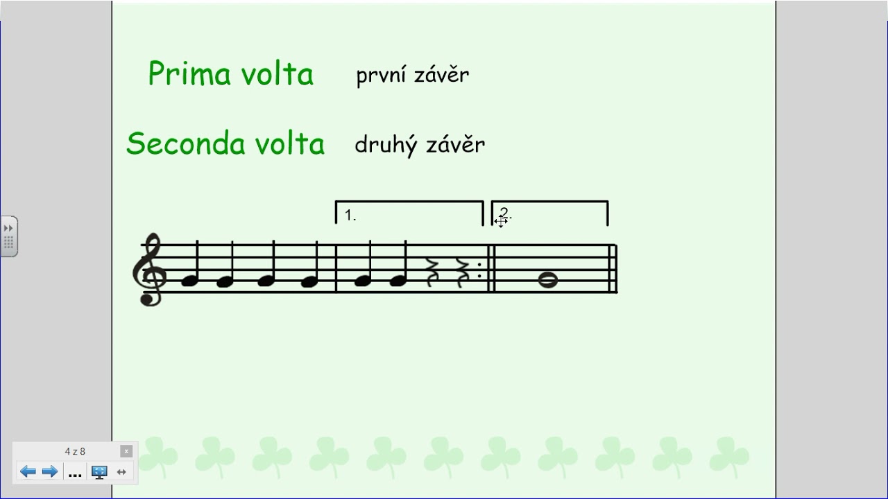 TVP 1  a 2  ročník Repetice, prima volta, seconda volta ZUŠ OPAVA