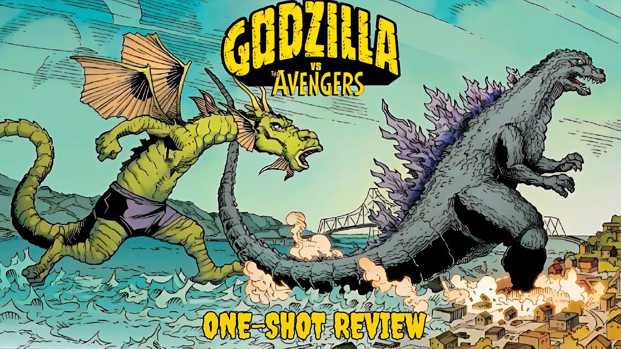 Godzilla vs Avengers Comic Review | Godzilla Takes on Fin Fang Foom ...