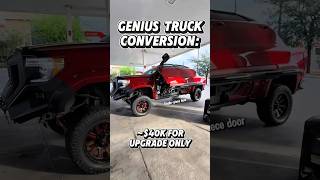 Genius pickup truck conversion for drivers with disabilities.