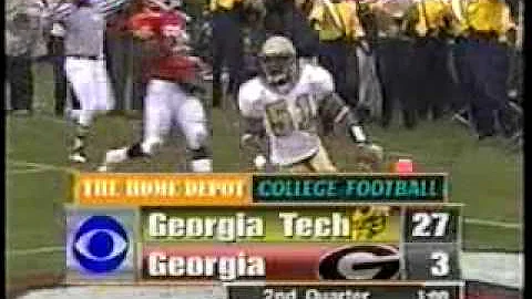 2000 GT-UGA Darryl Smith Interception Return for T...
