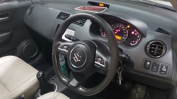 old swift automatic mirror folding carban,paino finishing paint in IR CarDecor bangalore 98866 34666