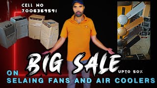 BIG OFFER ON AIR COOLER AND FANS  AT MB SUPER STORE UMERABAD SGR.