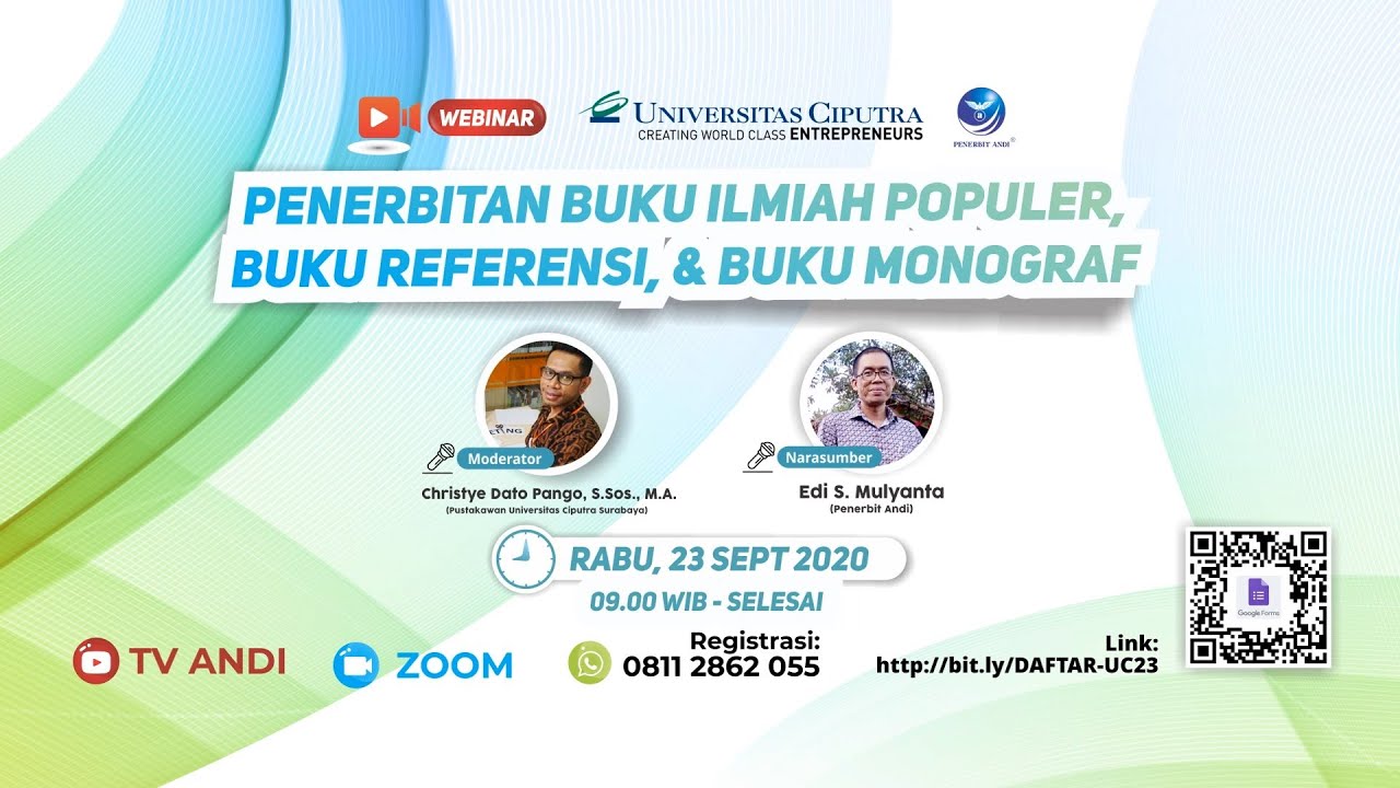 Penulisan Buku Ilmiah Populer Buku Refrensi Dan Monograf Youtube