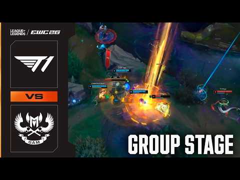 MUST SEE! T1 vs GAM Esports | League of Legends at EWC 26 - Group Stage - HIGHLIGHTS