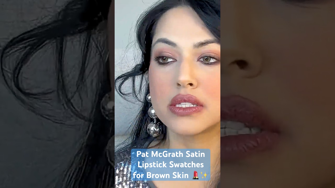 So in love with these pretty little Pat McGrath Satin Allure Lipsticks. Full video on my channel🩷