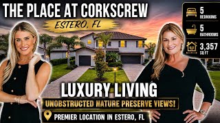 🏡 5 BEDROOMS | 5 BATHROOMS | 3,357 SQ FT | PRESERVE VIEWS | THE PLACE AT CORKSCREW | ESTERO, FL