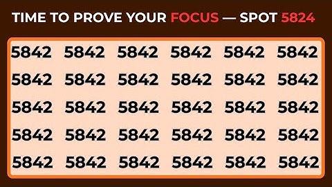 Test Your Observation Skill! Spot The Odd Numbers and Letters | HARD LEVEL EDITION