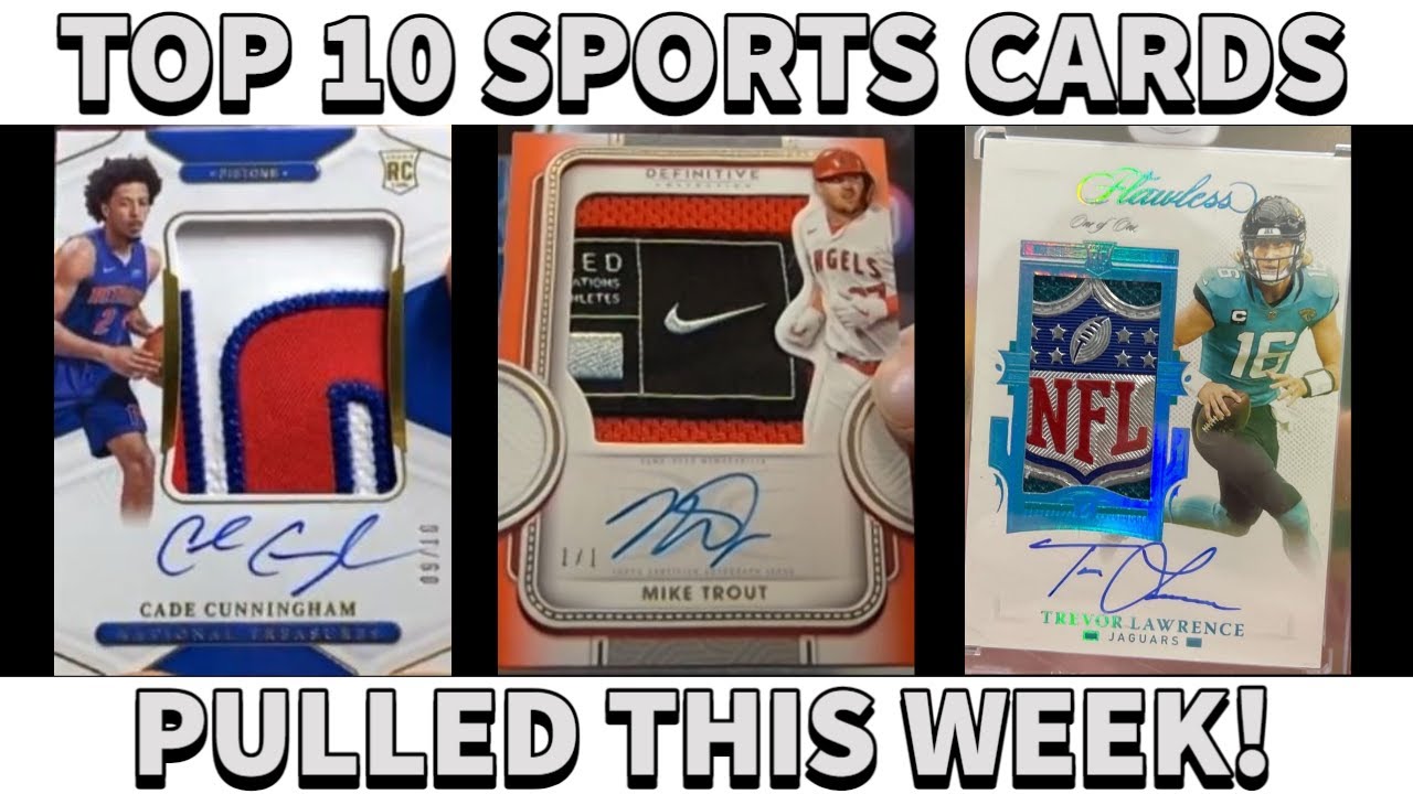 The TOP 10 SPORTS CARD Pulls of the Week! Episode 57 YouTube