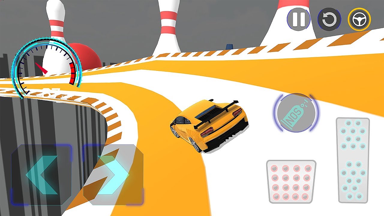 Mega Superhero Racing Car / Crazy Car Stunt Race / Android GamePlay