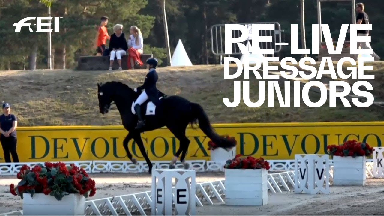 RE-LIVE | Dressage (J Individual Part 2) | FEI European Championships CH / J / YR horseshoe bend