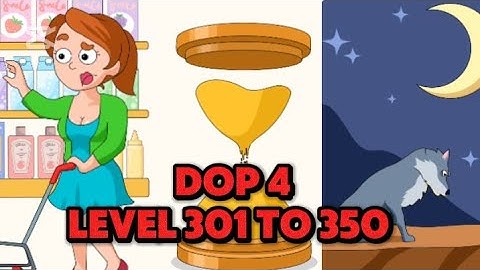DOP 4: DRAW ONE PART ~ LEVEL 301 TO 350 WITH 💯 SOLUTION ||Game 🎮🎯|| AkUploader ❤️