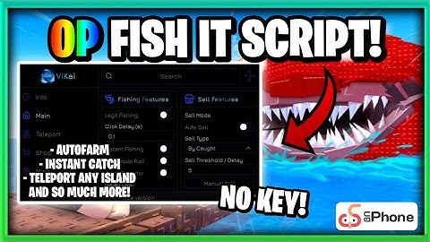 Fish It Script! 🐟 | Autofarm, Instant Catch, Teleport Any Island, NO KEY and so much more! 🔥🤩