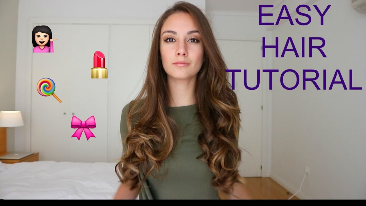 How to Curl Your Hair With a Straightener Tutorial 2020