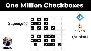 One Million Checkboxes - Globally Synced Data with HTMX