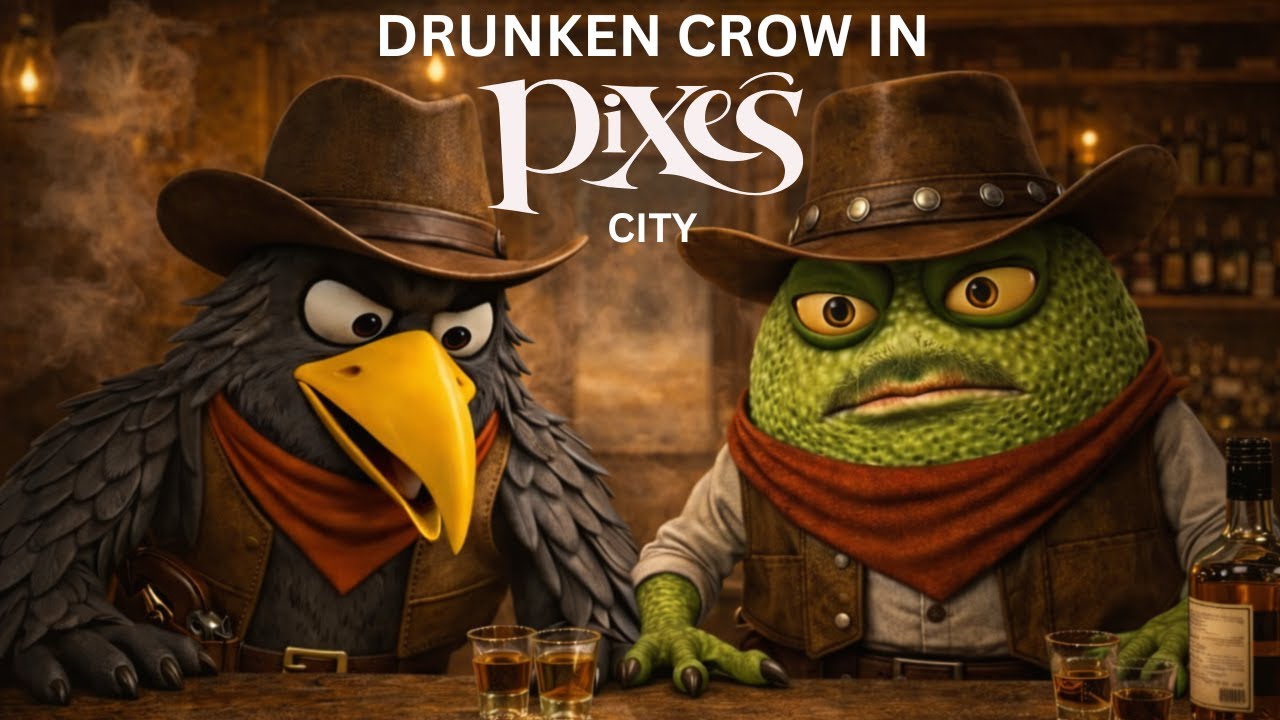 DRUNKEN CROW IN PIXES CITY