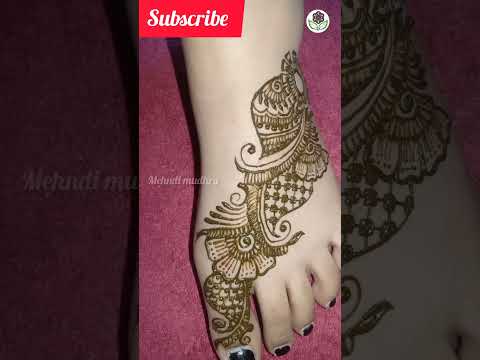 #Arabic foot mehndi design#viralshort#shorts