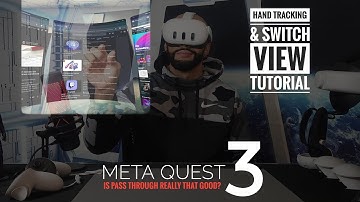 •Meta Quest 3 How-To | Hand Tracking & Switch View For Improved Accessibility Demo & Review!