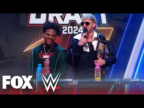 Logan Paul, IShowSpeed announce 2024 WWE Draft Night Two Round 2 picks | WWE on FOX