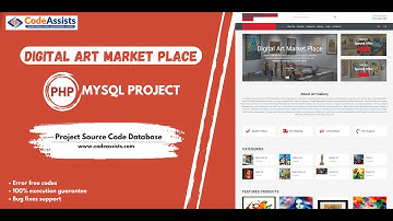 Digital Arts Market Place - PHP MySQL BootStrap Responsive Latest Project