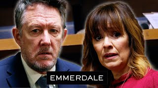 Rhona Sends Gus To Prison | Emmerdale