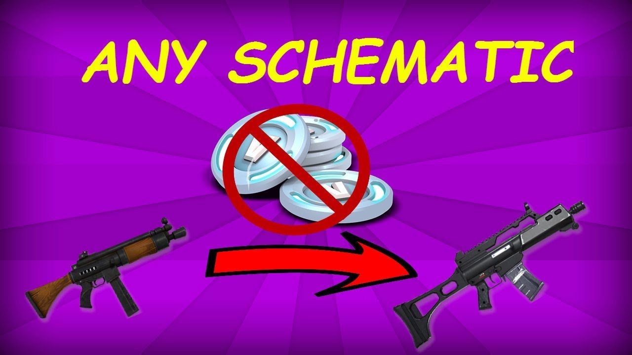 How to get ANY legendary schematic for FREE! Fortnite: Save the World