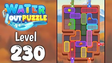 Water Out Puzzle Level 230 Walkthrough