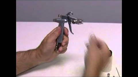 Iwata G6 Spray Gun Maintenance - Disassembly