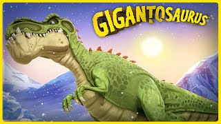 Perseguição de trenó na neve! 🛷🌨️ Giganto ao resgate! | Gigantosaurus screenshot 1