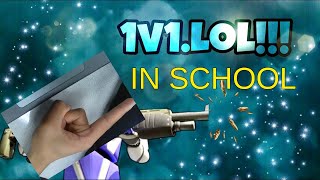 Playing 1v1.lol in school