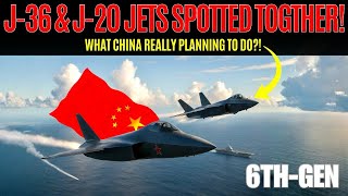 China’s 6th-Gen J-36 Joins the J-20 — A New Era of Air Superiority!