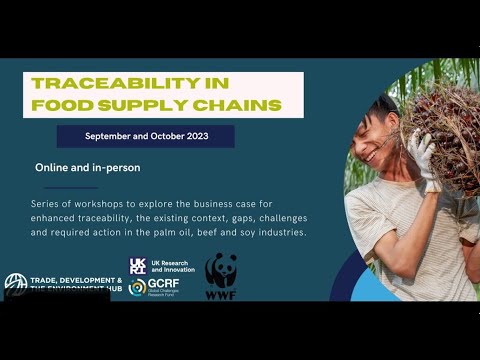 W-3.1: Unlocking the benefits from traceability in soy supply chains
